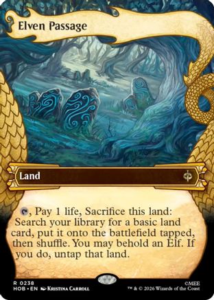 {@@MSC R} Elven Passage (Showcase) (Foil) [The Hobbit] [HOB 238]
