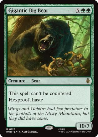 {@@MSC R} Gigantic Big Bear (Foil) [The Hobbit] [HOB 126]