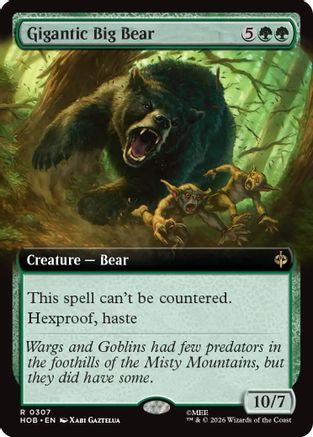 {@@MSC R} Gigantic Big Bear (Extended Art) [The Hobbit] [HOB 307]