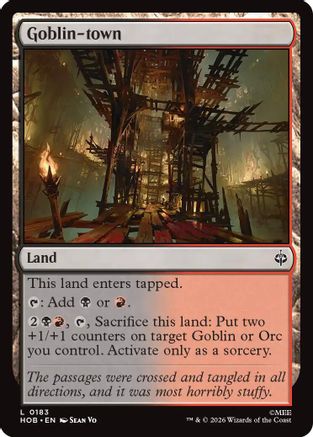 {@@MSC B} Goblin-town (Foil) [The Hobbit] [HOB 183]