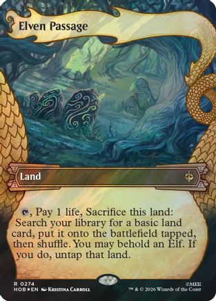 {@@MSC R} Elven Passage (Showcase) (Surge Foil) (Foil) [The Hobbit] [HOB 274]