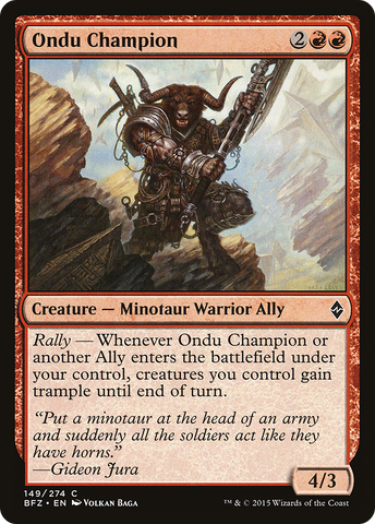 {C} Ondu Champion [Battle for Zendikar][BFZ 149]