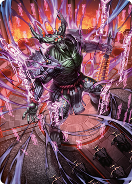 {A} Hidetsugu, Devouring Chaos Art Card [Kamigawa: Neon Dynasty Art Series][ANEO 056]