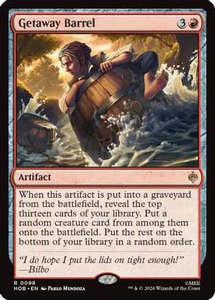 {@@HOB R} Getaway Barrel (Foil) [The Hobbit EternalLegal] [HOB 098]