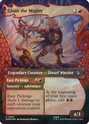 {@@MSC C} Gloin the Mighty (Showcase) (Surge Foil) (Foil) [The Hobbit] [HOB 263]
