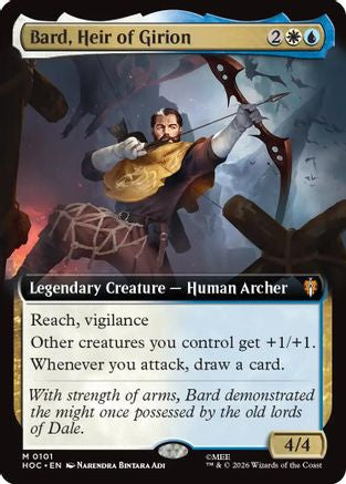 {@@HOB R} Bard, Heir of Girion (Extended Art) (Foil) [The Hobbit EternalLegal] [HOC 101]