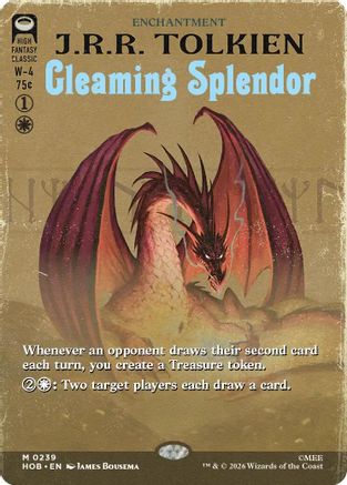 {@@HOB R} Gleaming Splendor (Borderless) (Foil) [The Hobbit] [HOB 239]