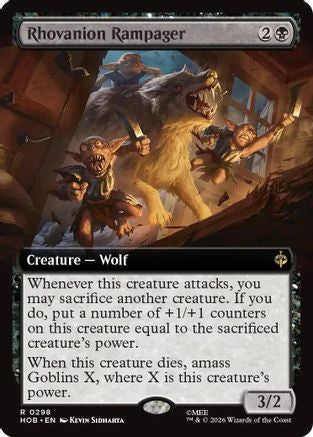 {@@MSC R} Rhovanion Rampager (Extended Art) (Foil) [The Hobbit] [HOB 298]