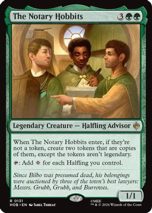 {@@MSC R} The Notary Hobbits [The Hobbit] [HOB 131]