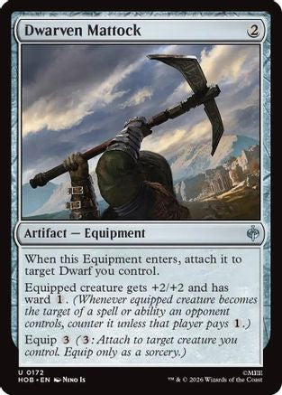 {@@MSC C} Dwarven Mattock (Foil) [The Hobbit] [HOB 172]