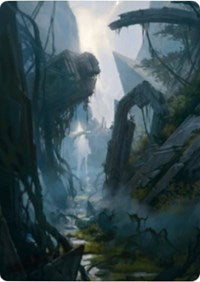 {A} Swamp 2 Art Card [Zendikar Rising Art Series][AZNR 014]