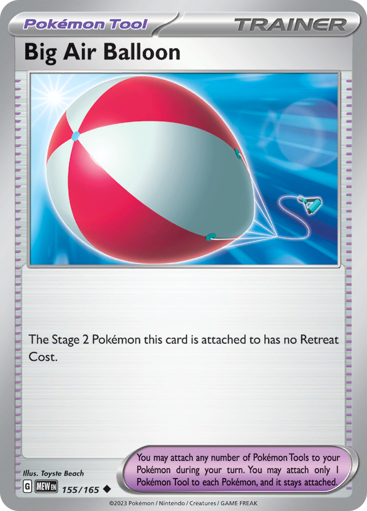 [TR] Big Balloon (155/165) [Scarlet & Violet: 151]