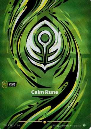 [RFB] Calm Rune (R02a) (Foil) (R02a) - Vendetta
