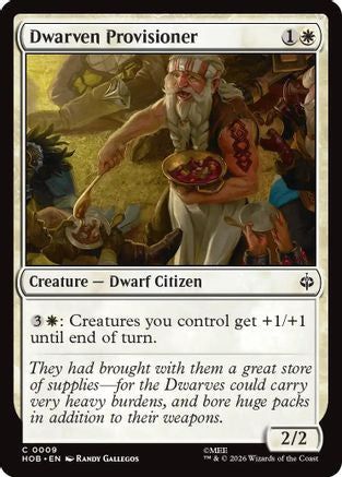 {@@MSC C} Dwarven Provisioner (Foil) [The Hobbit] [HOB 009]