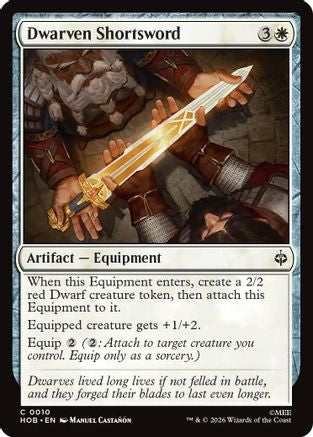 {@@MSC C} Dwarven Shortsword (Foil) [The Hobbit] [HOB 010]