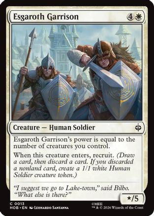 {@@MSC C} Esgaroth Garrison (Foil) [The Hobbit] [HOB 013]