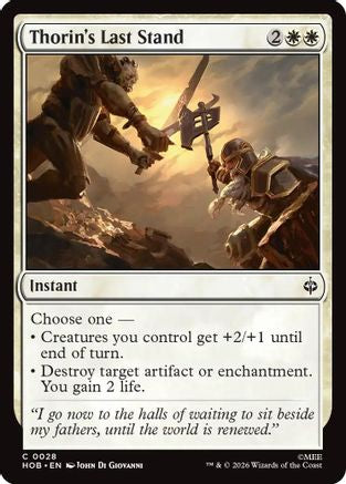 {@@MSC C} Thorin's Last Stand [The Hobbit] [HOB 028]