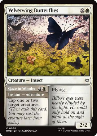 {@@MSC C} Velvetwing Butterflies (Foil) [The Hobbit] [HOB 030]