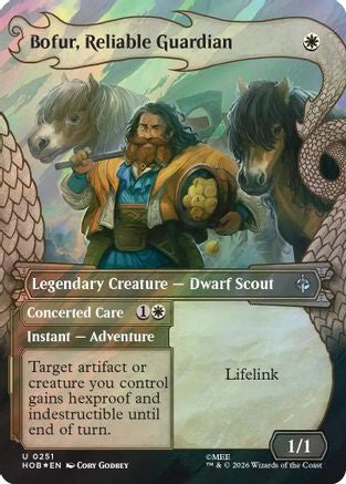 {@@MSC C} Bofur, Reliable Guardian (Showcase) (Surge Foil) (Foil) [The Hobbit] [HOB 251]