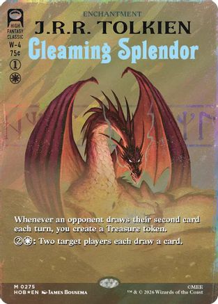 {@@MSC R} Gleaming Splendor (Borderless) (Surge Foil) (Foil) [The Hobbit] [HOB 275]