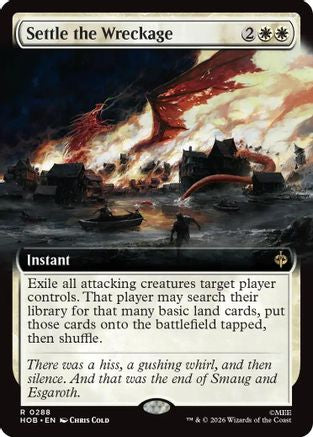 {@@MSC R} Settle the Wreckage (Extended Art) [The Hobbit] [HOB 288]