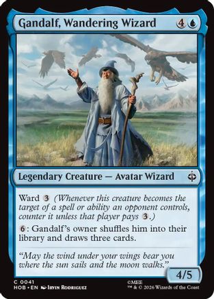 {@@MSC C} Gandalf, Wandering Wizard [The Hobbit] [HOB 041]