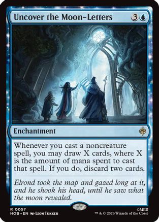{@@MSC R} Uncover the Moon-Letters (Foil) [The Hobbit] [HOB 057]
