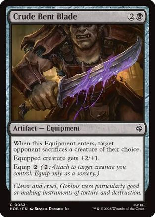 {@@MSC C} Crude Bent Blade [The Hobbit] [HOB 063]
