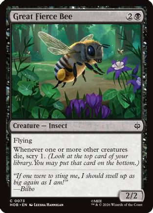 {@@MSC C} Great Fierce Bee (Foil) [The Hobbit] [HOB 073]