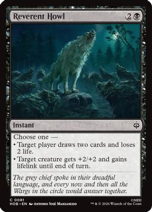 {@@MSC C} Reverent Howl [The Hobbit] [HOB 081]