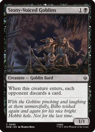{@@MSC C} Stony-Voiced Goblins [The Hobbit] [HOB 085]