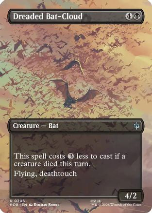 {@@MSC C} Dreaded Bat-Cloud (Borderless) (Foil) [The Hobbit] [HOB 206]