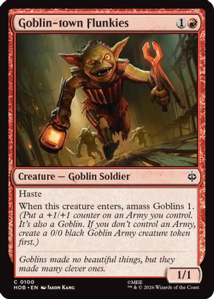 {@@MSC C} Goblin-town Flunkies (Foil) [The Hobbit] [HOB 100]