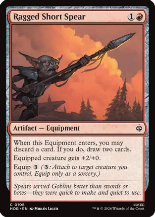 {@@MSC C} Ragged Short Spear (Foil) [The Hobbit] [HOB 108]