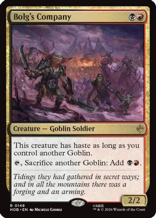{@@MSC R} Bolg's Company [The Hobbit] [HOB 149]