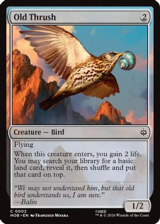 {@@MSC C} Old Thrush (Foil) [The Hobbit] [HOB 002]