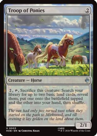 {@@MSC C} Troop of Ponies (Foil) [The Hobbit] [HOB 003]