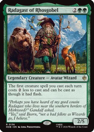 {@@MSC R} Radagast of Rhosgobel [The Hobbit] [HOB 136]