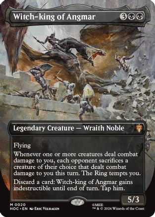 {@@HOB R} Witch-king of Angmar (Borderless) [The Hobbit EternalLegal] [HOC 020]