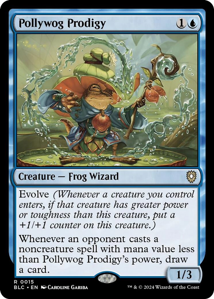 {R} Pollywog Prodigy [Bloomburrow Commander][BLC 015]