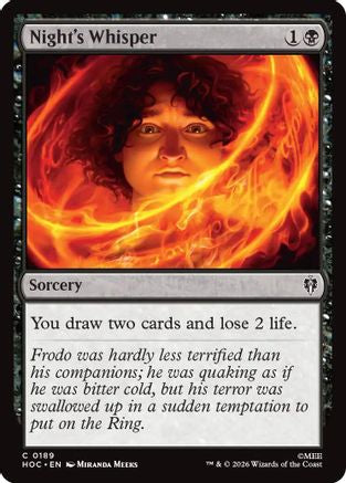 {@@HOB C} Night's Whisper [The Hobbit EternalLegal] [HOC 189]