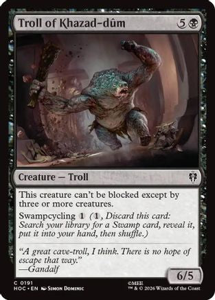 {@@HOB C} Troll of Khazad-dum [The Hobbit EternalLegal] [HOC 191]