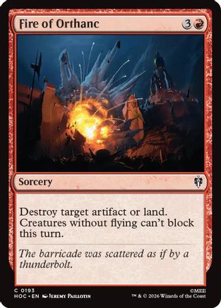 {@@HOB C} Fire of Orthanc [The Hobbit EternalLegal] [HOC 193]