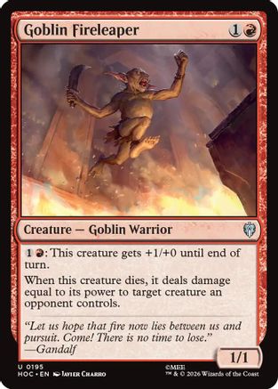 {@@HOB C} Goblin Fireleaper [The Hobbit EternalLegal] [HOC 195]
