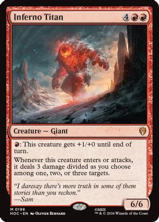 {@@HOB R} Inferno Titan [The Hobbit EternalLegal] [HOC 198]