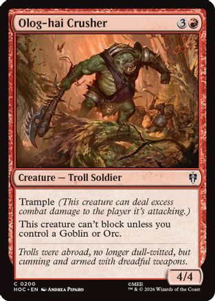 {@@HOB C} Olog-hai Crusher [The Hobbit EternalLegal] [HOC 200]