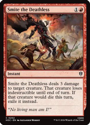 {@@HOB C} Smite the Deathless [The Hobbit EternalLegal] [HOC 202]