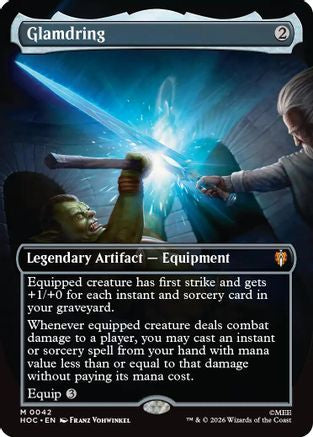 {@@HOB R} Glamdring (Borderless) (Foil) [The Hobbit EternalLegal] [HOC 042]