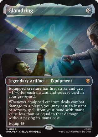 {@@HOB R} Glamdring (Borderless) (Surge Foil) (Foil) [The Hobbit EternalLegal] [HOC 082]