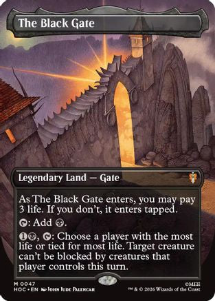 {@@HOB R} The Black Gate (Borderless) [The Hobbit EternalLegal] [HOC 047]